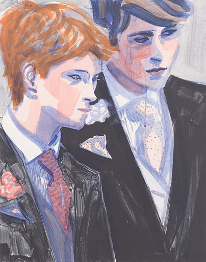 prince harry and william painting. Elizabeth Peyton, Prince Harry